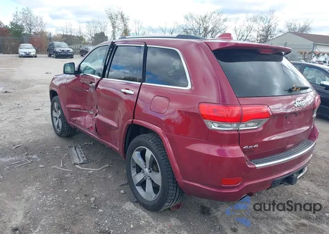 2014 Jeep Grand Cherokee Overland из США, поврежденный, VIN 1C4RJFCG9EC555440